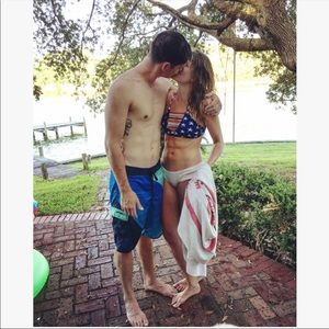 5/$25 4th of July/Patriotic Bikini Top